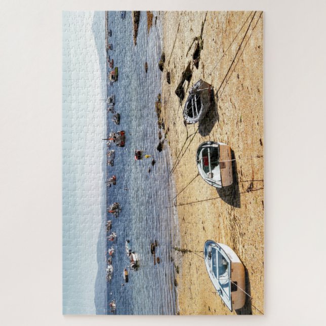 Quebra-cabeça Praia e Barcos (Vertical)