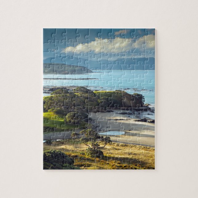 Quebra-cabeça Praia e costa da Nova Zelândia na Índia (Vertical)