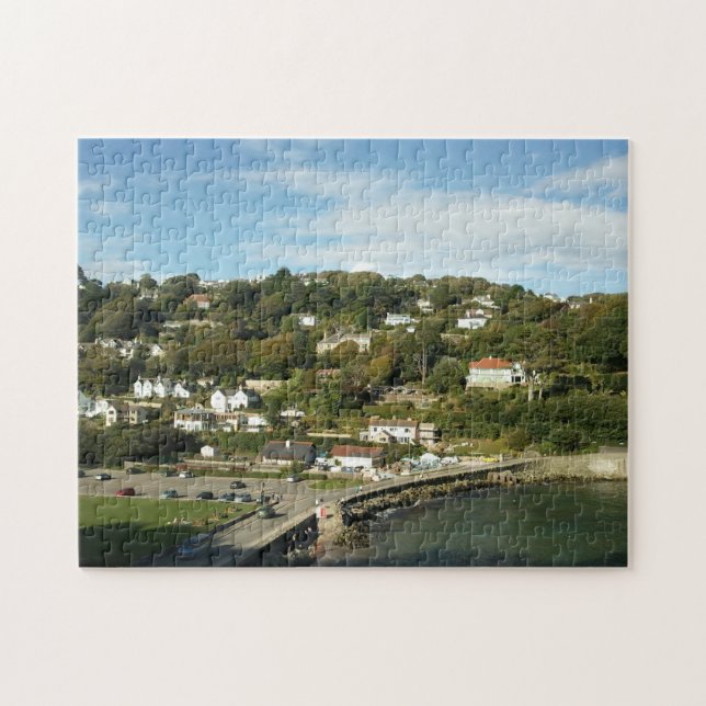 Quebra-cabeça Praia Salcombe Reino Unido (Horizontal)