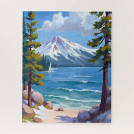 Quebra-cabeça Praia Sand Harbor Lake Tahoe Pintura