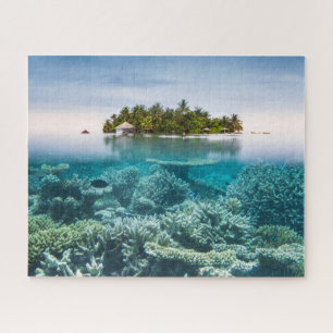 Quebra-cabeça Praias Tropicais Ari Atoll Maldivas