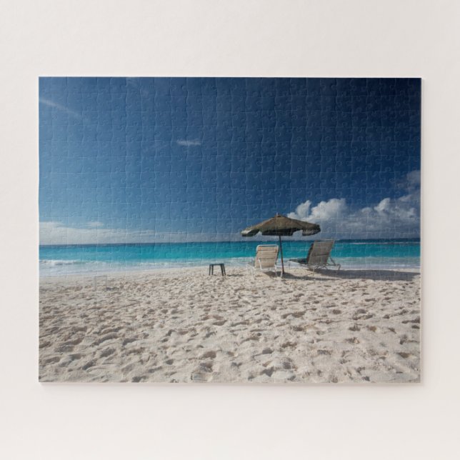 Quebra-cabeça Praias Tropicais | Sandy Beach, Anguilla (Horizontal)