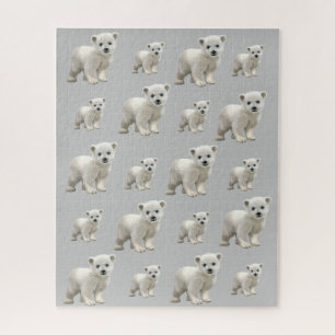 Quebra-cabeça Prata do Urso Polar