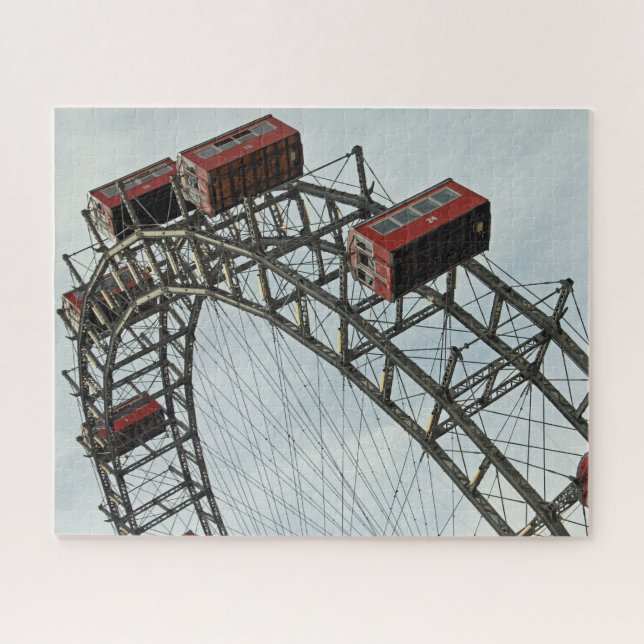 Quebra-cabeça Prater Ferris Wheel, Áustria 520-pc (Horizontal)