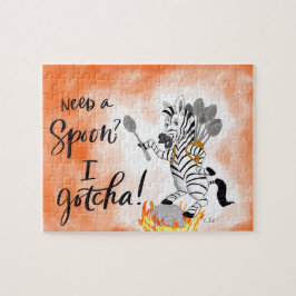 Quebra-cabeça Precisa De Uma Colher? Eu te peguei. 110 peças