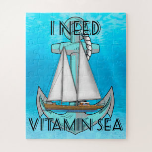 Quebra-cabeça Preciso De Barco De Mar De Vitamina
