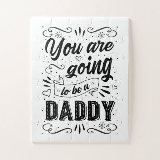 Quebra-cabeça Pregnancy Announcement to Husband Black and White