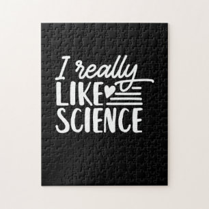 Quebra-cabeça Presente cientista Eu Gosto Muito De Ciência