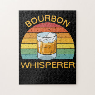 Quebra-cabeça Presente de Bebendo Bourbon Whisperer Whiskey Bour