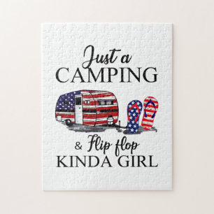 Quebra-cabeça Presente de Camper Apenas Um Acampamento E Um Na