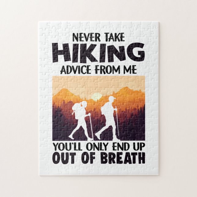 Quebra-cabeça Presente de Camper | Nunca Receba Conselhos De Cam (Vertical)