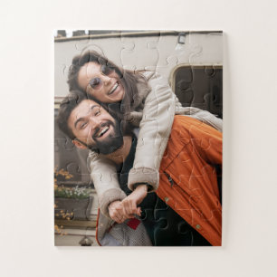 Quebra-cabeça Presente de Casal Personalizado, Presente de Dia d