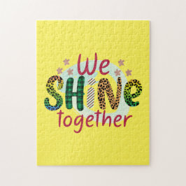 Quebra-cabeça Presente De Casamento Que Brilhamos Juntos