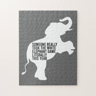 Quebra-cabeça Presente de Elefante Branco Literalmente Pior