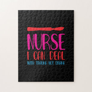 Quebra-cabeça Presente de Enfermeira Enfermeiro Que Posso Lida