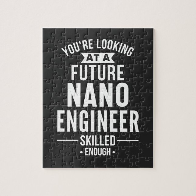 Quebra-cabeça presente de engenheiro NANO (Vertical)