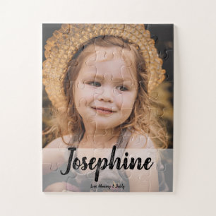 Quebra-cabeça Presente de Foto para Rapariga Personalizada