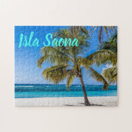 Quebra-cabeça Presente de Isla Saona Beach Domenican Republic