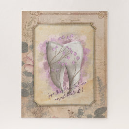 Quebra-cabeça Presente dentário elegante Vintage