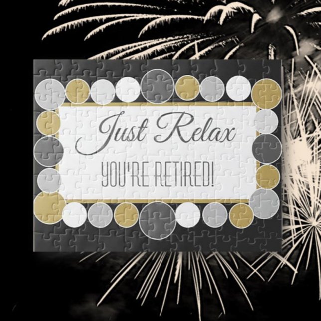 Quebra-cabeça Presente Divertido! RETIREMENT jigsera quebra-cabe (Criador carregado)