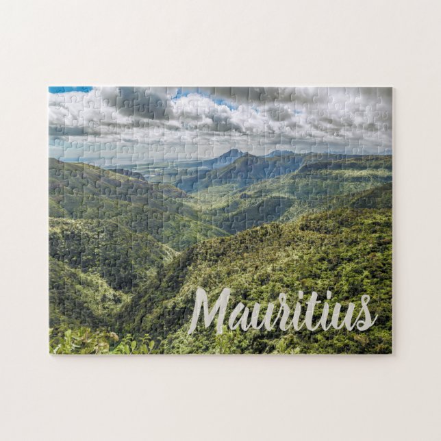 Quebra-cabeça Presente do Ponto de Vista das Gargantas do Rio Ne (Horizontal)