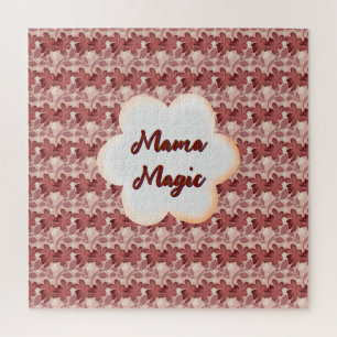 Quebra-cabeça Presente floral personalizado e feito sob medida p