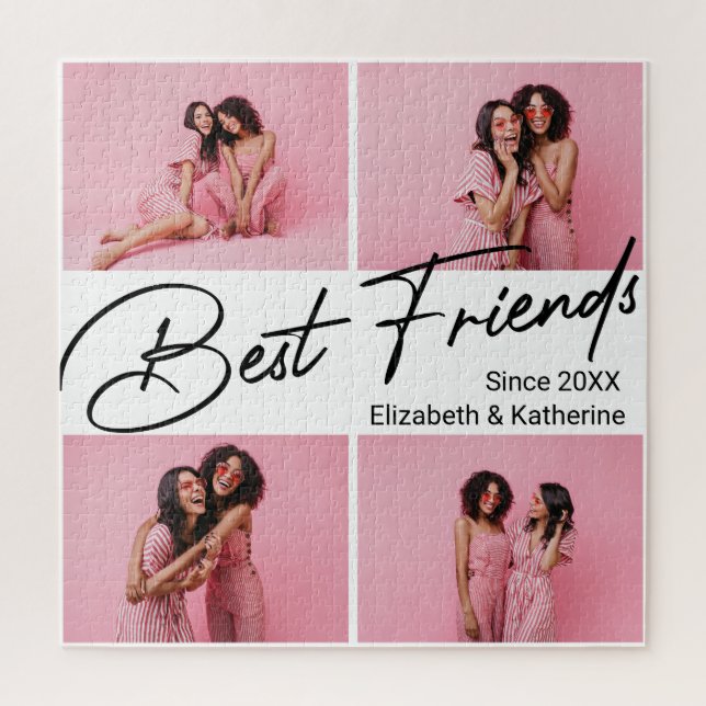 Quebra-cabeça Presente para a Colagem de Fotografias dos Melhore (Vertical)