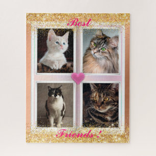 Quebra-cabeça Presente popular de gatos da família