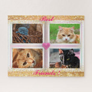 Quebra-cabeça Presente popular de gatos da família