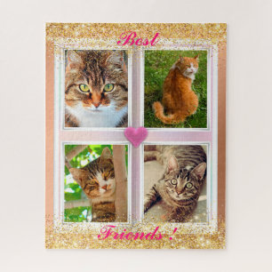 Quebra-cabeça Presente popular de gatos da família