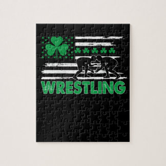 Quebra-cabeça Presente Verde de Arte Marcial do Esporte da Luta