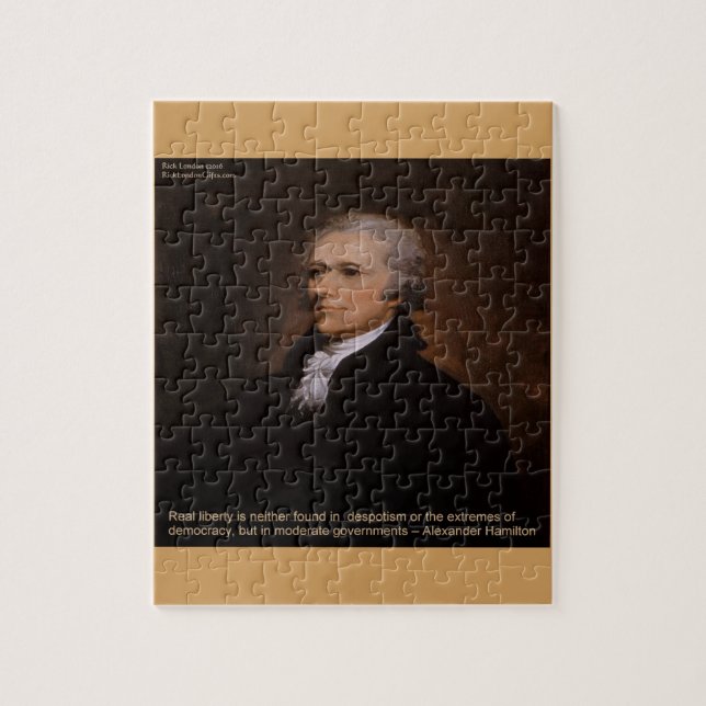 Quebra-cabeça Presentes de Alexander Hamilton (Vertical)