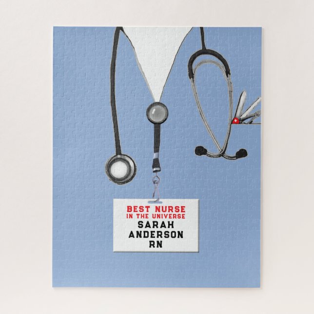 Quebra-cabeça Presentes de Apreciação de Enfermeiro (Vertical)