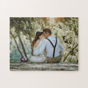 Quebra-cabeça Presentes de Fotos Personalizadas de Casamento Per