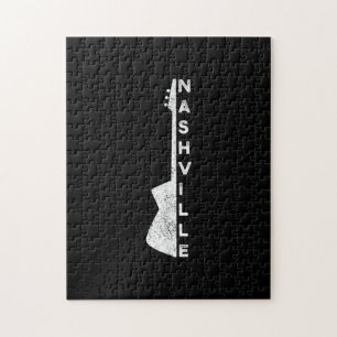 Quebra-cabeça Presentes de Nashville Guitar Country Music Lovers