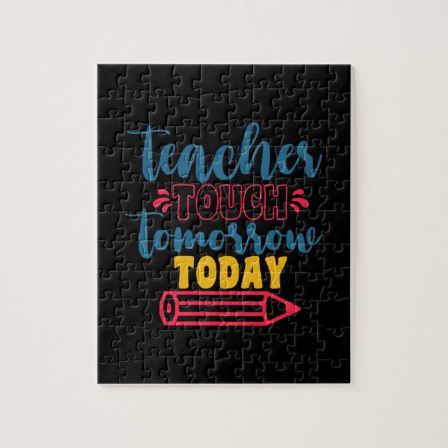 Quebra-cabeça Presentes Professor | Professor Toca Amanhã Hoje (Vertical)