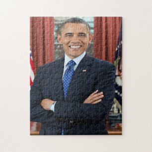 Quebra-cabeça Presidente Barack Obama Retrato