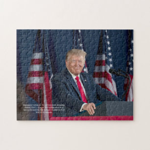 Quebra-cabeça Presidente Donald J. Discurso Trump Mt Rushmore
