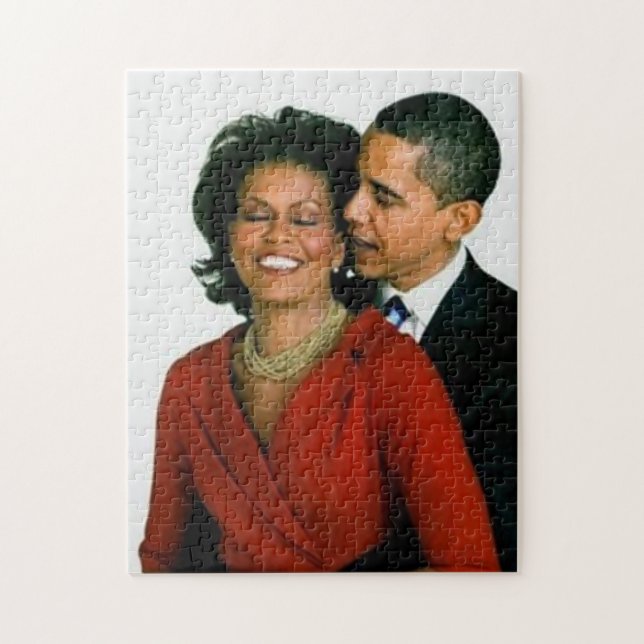 QUEBRA-CABEÇA PRESIDENTE OBAMA E PRIMEIRO LADY-PUZZLE (Vertical)