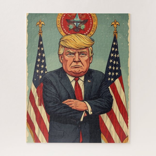 Quebra-cabeça Presidente Trump  (Vertical)