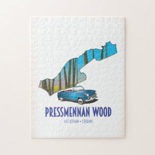 Quebra-cabeça Pressmennan Wood Scotland