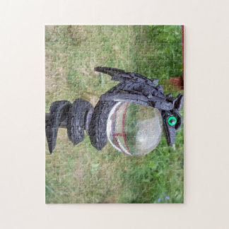 Quebra-cabeça preto da esfera do dragão