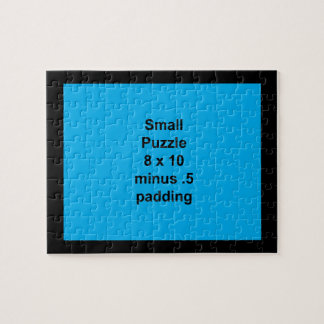 Quebra-cabeça Preto horizontal BG do ajustado do modelo pequeno