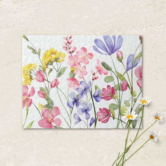Quebra-cabeça Pretty Wildflowers Jigsaw Puzzle (Criador carregado)