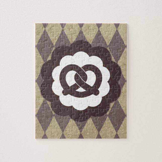 Quebra-cabeça pretzel vintage (Vertical)