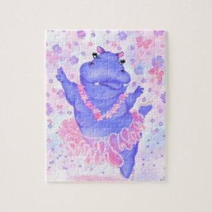 Quebra-cabeça Prima Ballerina Hippo - Dançarina Feliz