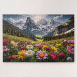 Quebra-cabeça Primavera Bloom - Paisagem Cêntica Respiratória