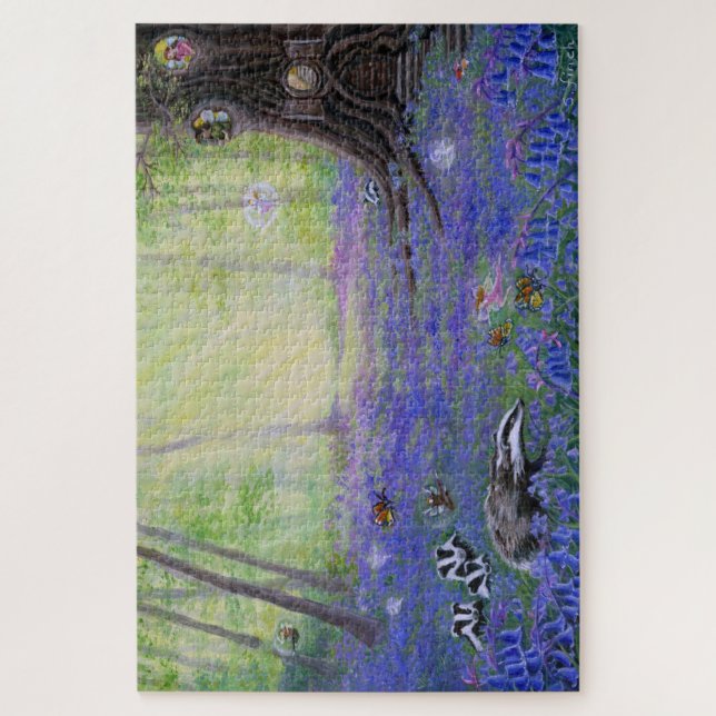 Quebra-cabeça Primavera Bluebell Fairy (Vertical)