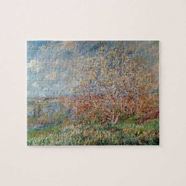 Quebra-cabeça Primavera de Claude Monet | (Horizontal)