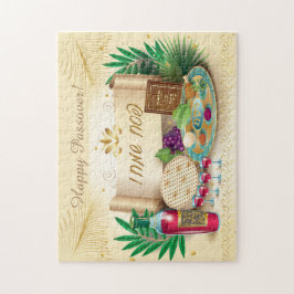 Quebra-cabeça Primavera de Passagem Feliz Pessach Seder Seder De